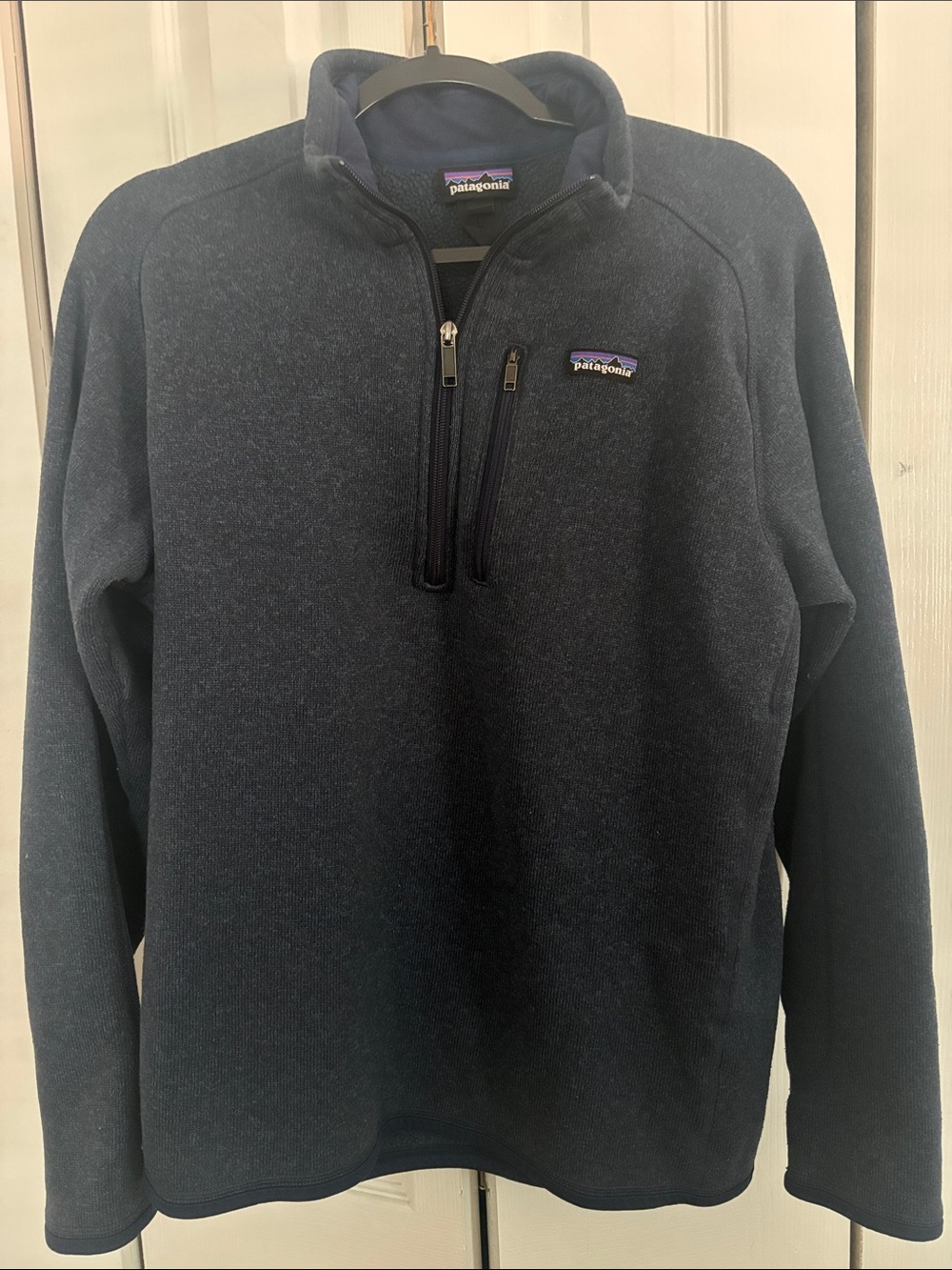Patagonia Men's Dark Navy Quarter-Zip Fleece Pullover